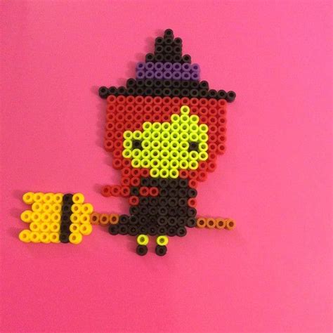 Halloween Crafts: Making a Melted Beads Witch